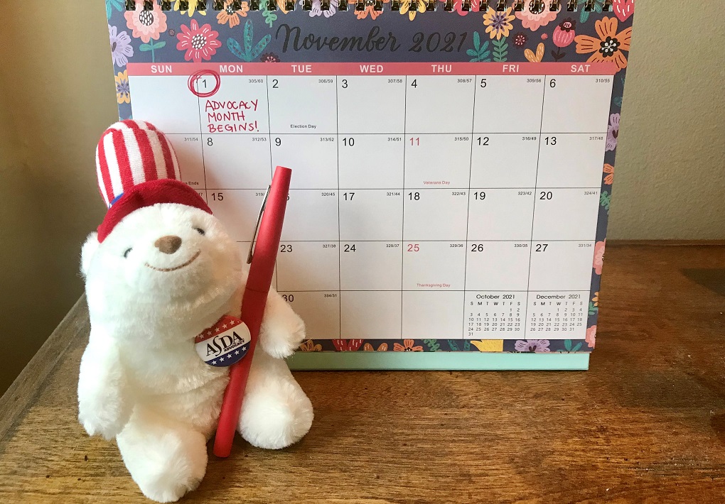 Getting prepared and ‘bear-y’ excited for Advocacy Month – ASDA Blog