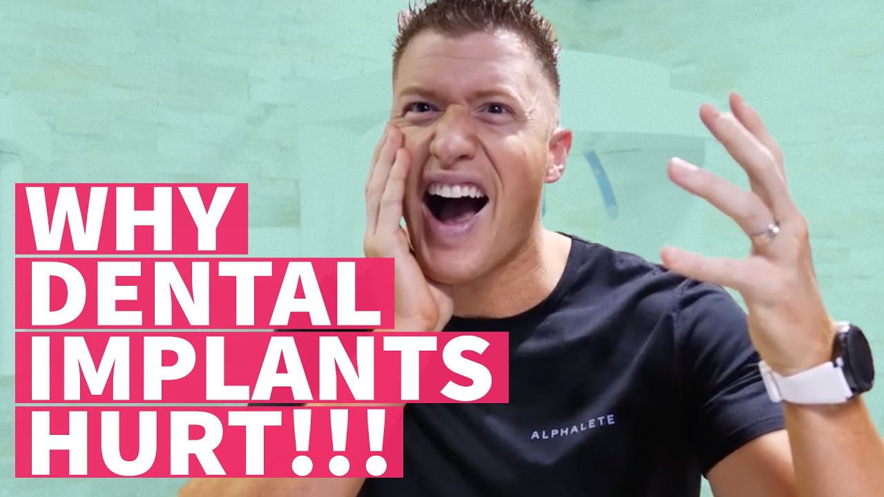 Why dental implants hurt! - Dentist explains...