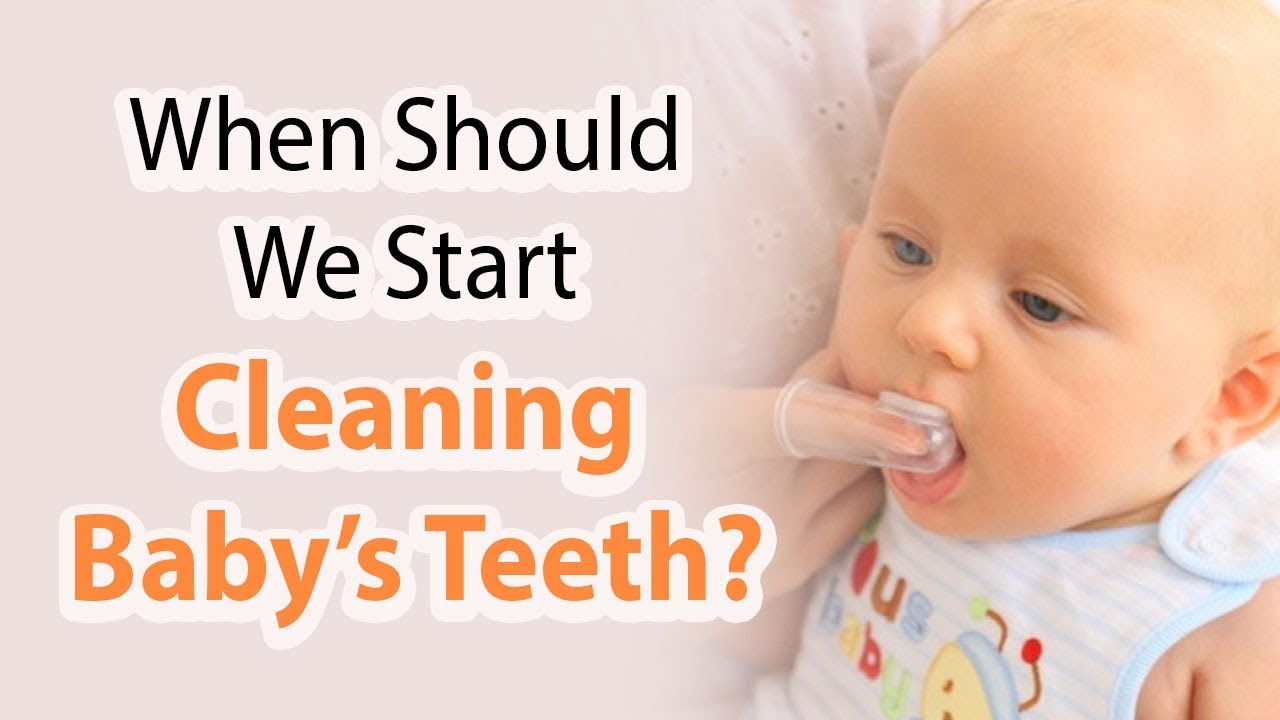 Dental advice on brushing baby’s teeth