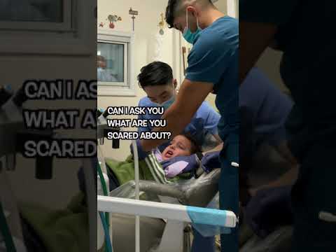 Scared 7 year old reacting to needle: how to ease [Pediatric Dentist]