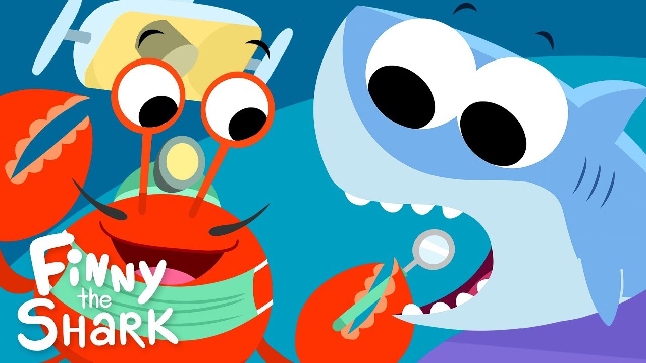 Finny Goes To The Dentist | Finny The Shark | Cartoon For Kids
